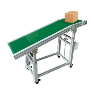 Mingwei Food Grade Breathable Anti static Oil Resistant Adjustable Speed Customizable Dimensions PU PVC Rubber Belt Conveyor