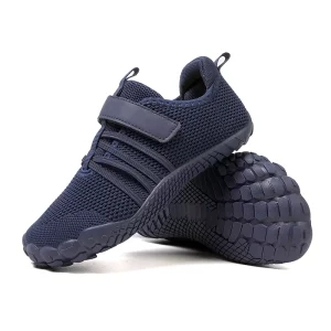 Minimalist Flat Sport Shoes for Kids Boys and Girls with Wide Toe Box Barefoot Sneakers Zapatillas