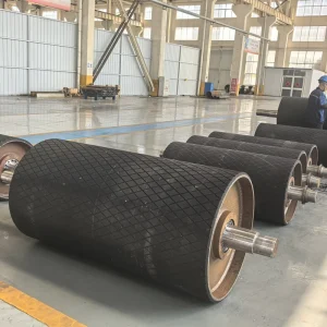 Mining Belt Conveyor Drum Motor Electric Roller Drive Roller Drum Pulley Carbon Steel
