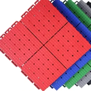 Mobile DIY Outdoor Interlocking Badminton Basketball Pickleball Court