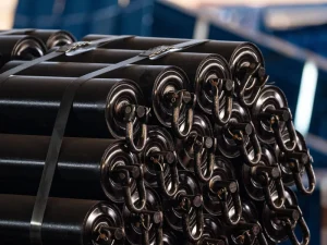 Mobile Heavy-Industry Mining Belt Conveyor with Carrier Rollers and Rubber Idler Set