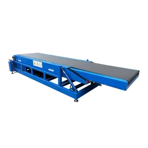 Modular Telescopic Belt Conveyor with Galvanized Steel Frame for Cold Chain and Pharmaceutical Logistics