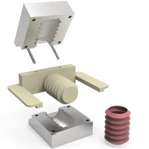 Molded Auto Part EPDM Silicone NBR Neoprene Rubber Dustproof Bellow Expansion Joint Compression Mold