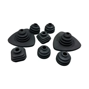 Molded Circular Silicone Rubber Bellows Dust Covers for Petroleum Industry