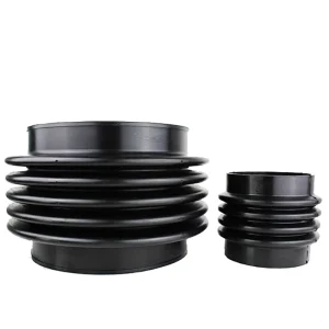 Molded Dust Proof Corrugated Tube Silicone Rubber Auto Parts Grommet Bushing Sleeve Dust Cover Cutting Service Custom Color OEM