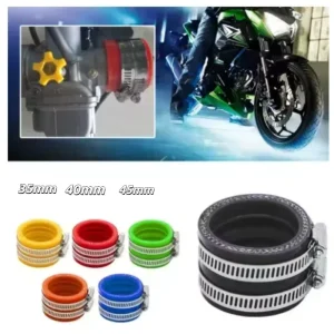 Motorcycle Carburetor Rubber Adapter Inlet Intake Pipe For PWK 35mm 40mm 45mm Carburetor Accessory