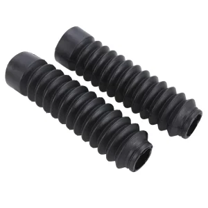 Motorcycle Front Fork Rubber Boot Covers Black Customizable Size Protective Dirt Water