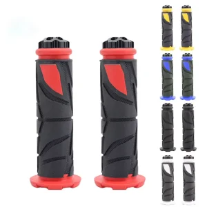 Motorcycle Handle Grip Rubber Durable Left Right Removable Universal Fit Waterproof Motorcycle Parts