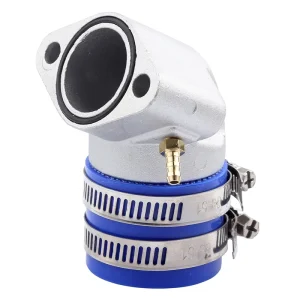 Motorcycle Intake Manifold Adapter Carburetor Boot Joints Parts Replacement for GY6 150cc Scooter Moped Bike