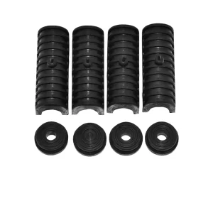 Motorcycle Parts Side Bag Black Rubber Suitable for Harley Road King Glide Street 88-13 Modification Base Rubber