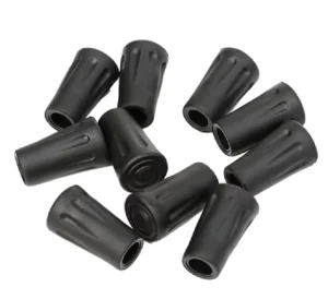 Mountaineering Stick Anti-Slip Rubber Sleeve Shock-Absorption Foot Cover