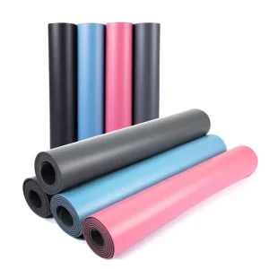 Multi Color Customized Logo Anti Slip Durable Natural PU Rubber Yoga Mat for Yoga Exercise