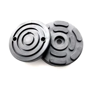 Multi-Material Rubber Jack Pad for Auto Lifts, 30-90 Shore A Hardness