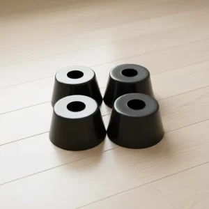 Multi-Size Non-Slip Rubber Threaded Bolt Foot Pads