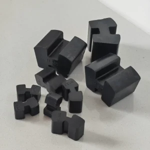NBR Material H shaped Elastic Block with Fabric Martin Open Tire Body NM Buffer Pad Rubber Miscellaneous Parts CapCoupling