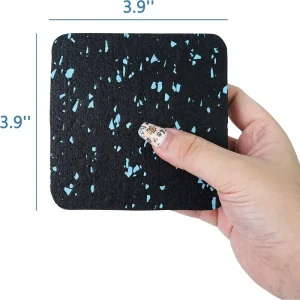 NBR Rubber Foam Roll Floor Mat, 1-Inch Thick, for Treadmills and Exercise Bikes