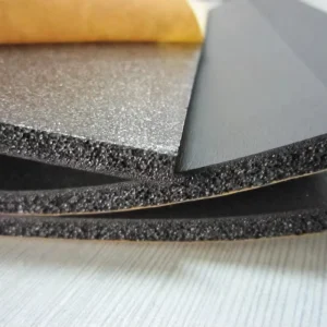 NBR Rubber Foam Roll Sheet Adhesive Backing Waterproof Furniture Pads Protectors Anti Scratch Garage Door