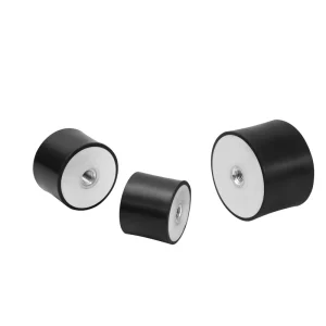NR Shock Absorber Mount, Galvanized Steel Anti-Vibration Noise Reduction Mount for Centrifugal Fans, Pumps, Blowers, and HVAC Systems, -40 to 80°C