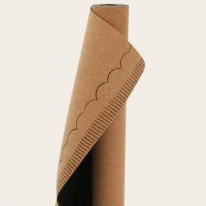 Natural Cork Yoga Mat Rubber Base Non Slip 6mm for All Yoga Styles From Hatha to Ashtanga Practice