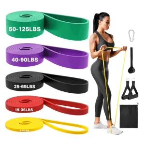 Natural Latex Circular Fitness Resistance Bands Suitable for Sports and Gym Pull up Training Fitness Resistance Band