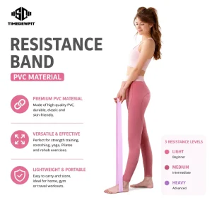 Natural Latex Resistance Loop Bands Set 5 Custom Logo High Elasticity Durable Exercise Bands Leg Glute Yoga Pilates Gym Tension