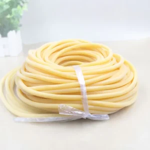 Natural Latex Rubber Tube High Elastic Hose Cutting for Laboratory Medical Equipment Customizable Diameter Length OEM