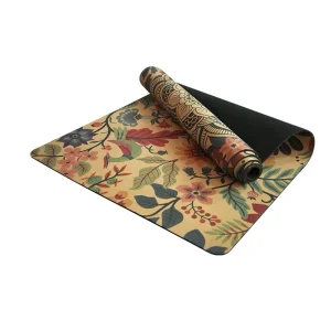 Natural Rubber 4mm Yoga Mat with Superior Grip Durable Easy to Clean Universal Use 1830mm Length