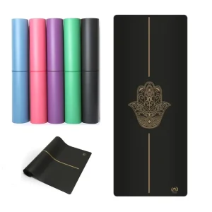 Natural Rubber 5Mm Non Slip Eco Friendly Yoga Matt Fitness PU Yoga Mat