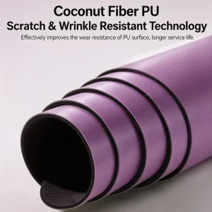 Natural Rubber 5mm Thick Extra Yoga Mat Professional Anti Slip Quick Water Absorption Eco Friendly Universal Use Mesh Bag Strap