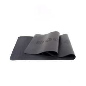 Natural Rubber Custom Eco Friendly Durable Outdoor Thin Rubber Black PU Yoga Mat