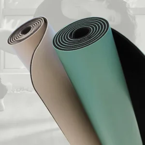 Natural Rubber Eco-Friendly Yoga Mat Waterproof Sports Pilate Exercise Fitness Accessories Non-Slip Backing Double Sided Design