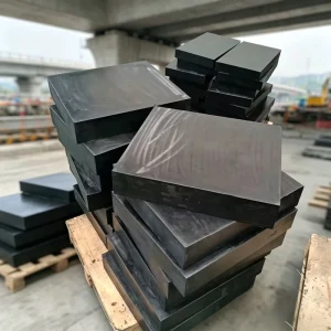 Natural Rubber Laminated Plate Bridge Bearing for Heavy Load Projects and Earthquake Isolation