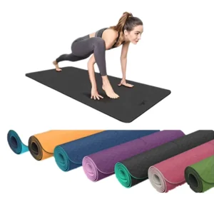 Natural Rubber PU Yoga Mat 4mm Thick Non Slip Eco Friendly Mat for Professional Yoga Pilates Workout Yoga Gear