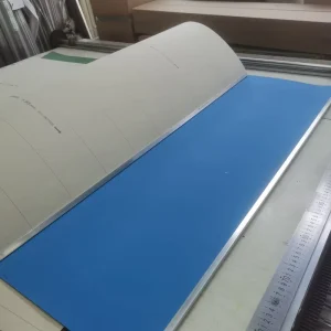 Natural Rubber Printing Plate 9700A 1.95mm Thick 75 81 Hardness Blue Cutting Offset Printing