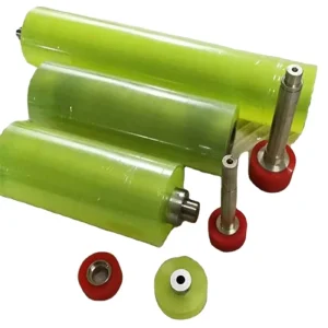 Natural Rubber Rollers Manufacturer Rubber Wheel for Mining Soda Making and Paper Making