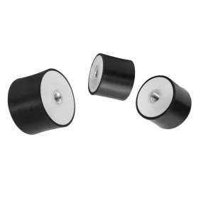 Natural Rubber Shock Absorber with Galvanized Steel, Oil Resistance, and Internal Threads for Precision Equipment