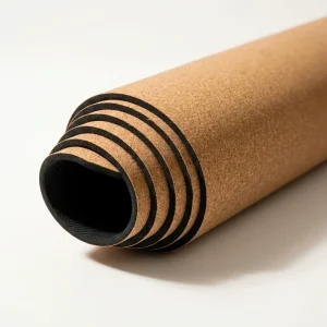 Natural Rubber Yoga Mat 5mm Thick Non Slip Antimicrobial Water & Stain Resistant Eco Friendly Mesh Bag Strap for Home Use