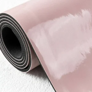 Natural Rubber Yoga Mat 5mm Thickness Eco-Friendly Extra Thick Contrast Flowing Grain Matte Surface Non-Slip