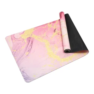Natural Rubber Yoga Mat Color Printing PU Custom Organic PU Rubber Yoga Mat Eco Friendly