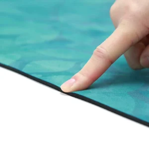 Natural Rubber Yoga Mat for Pilates and Gymnastics Firm Support Custom Logo Thickness Suede Rubber Mat