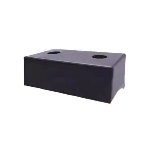 Neoprene NBR Elastomeric Rubber Buffer Block with Hole