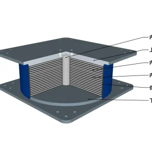 Neoprene Rubber Block Natural Elastomeric Bearing Pad for Bridges