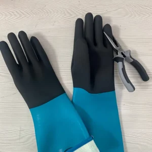 Neoprene Rubber Waterproof and Chemical Resistant Gloves Can Also Be Used for Diving