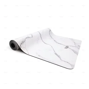 New Anti Slip Rubber Yoga Mat Eco Friendly Absorb Sweat Natural Marble PU Rubber Yoga Mat Custom Logo