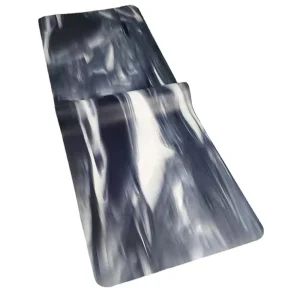 New Design Gym Workout Fitness Training Durable Non slip High Elasticity Thickened Eco Friendly Marble PU Rubber Yoga Mat