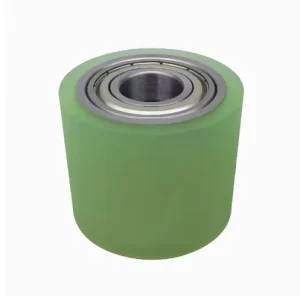 New Double Bearing Roller Wear Resistant Adhesive Driven Wheel Polyurethane Coated Non Power Conveyor Belt Rubber Roller