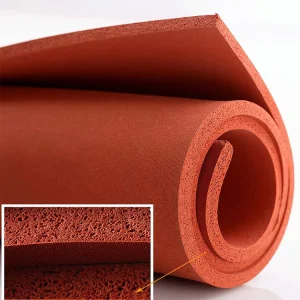 New Product Sponge Pad Foam Sheet Silicone Foam Custom Foamed Silicone Rubber