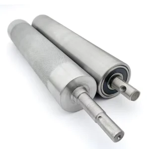 New Stainless Steel Carbon Steel Driven Roller Conveyor Belt Rubber Coated Rollers 1 Year Warranty Food Grade