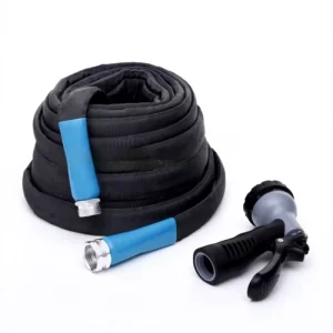 New Style No Patent Issues Durable High Pressure Garden Hose 1 2″ Diameter 50ft Rubber & PVC Tubing Garden Watering