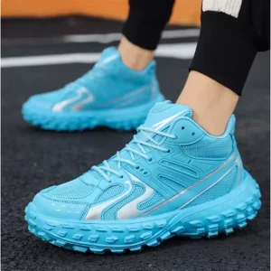 New Tire Bottom Low Top Men’s Shoes Breathable Thick Sole Sports Trendy Running Sneakers for Men